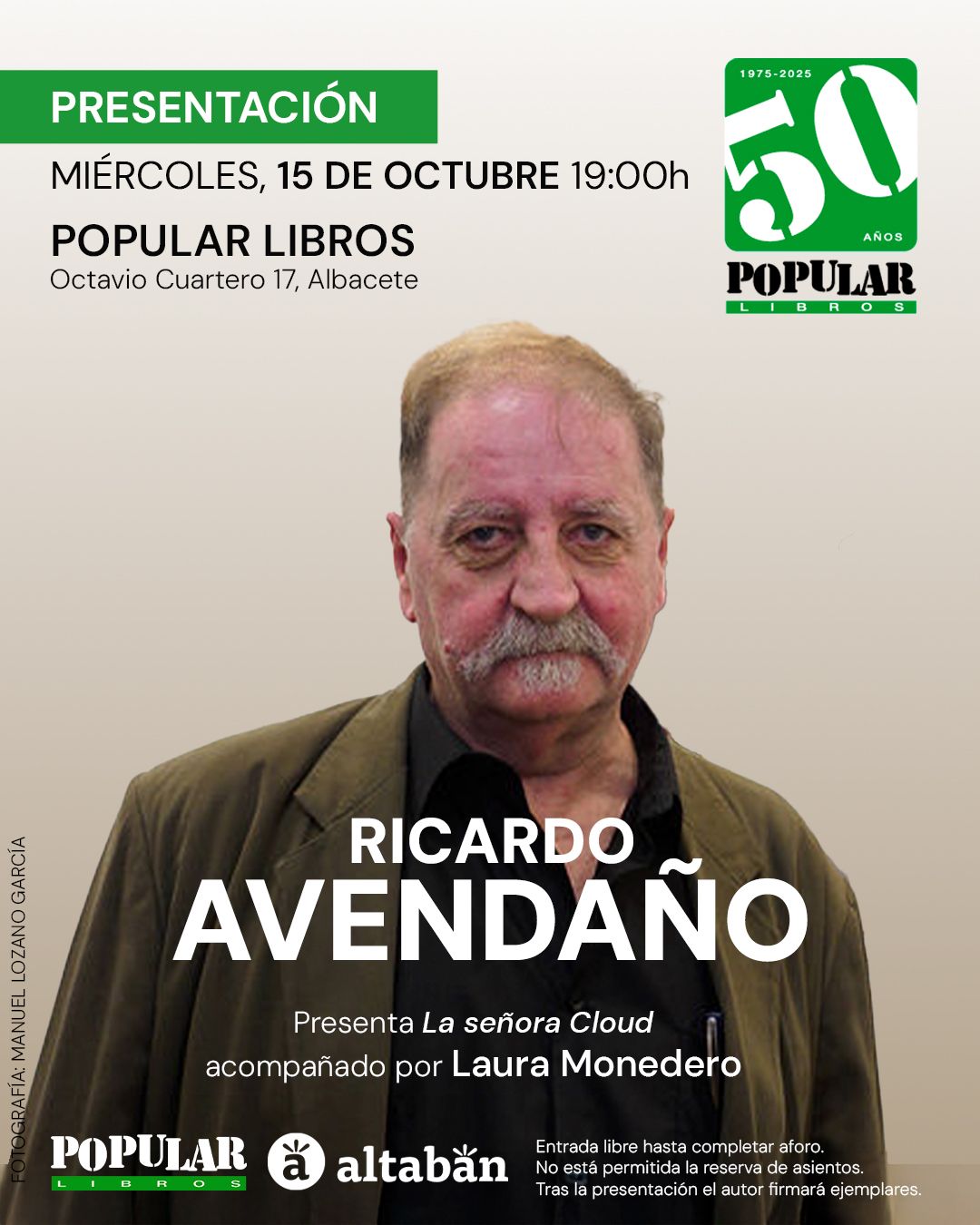 Ricardo Avendaño presenta La Sra. Cloud