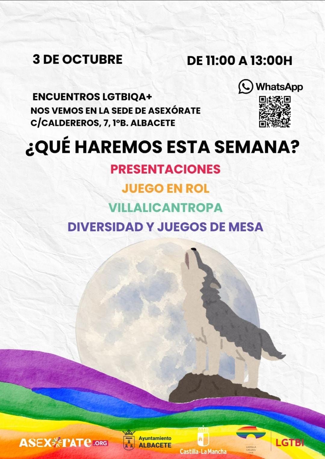 Encuentros LGTBIQA+ — Presentaciones, rol y juegos de mesa
