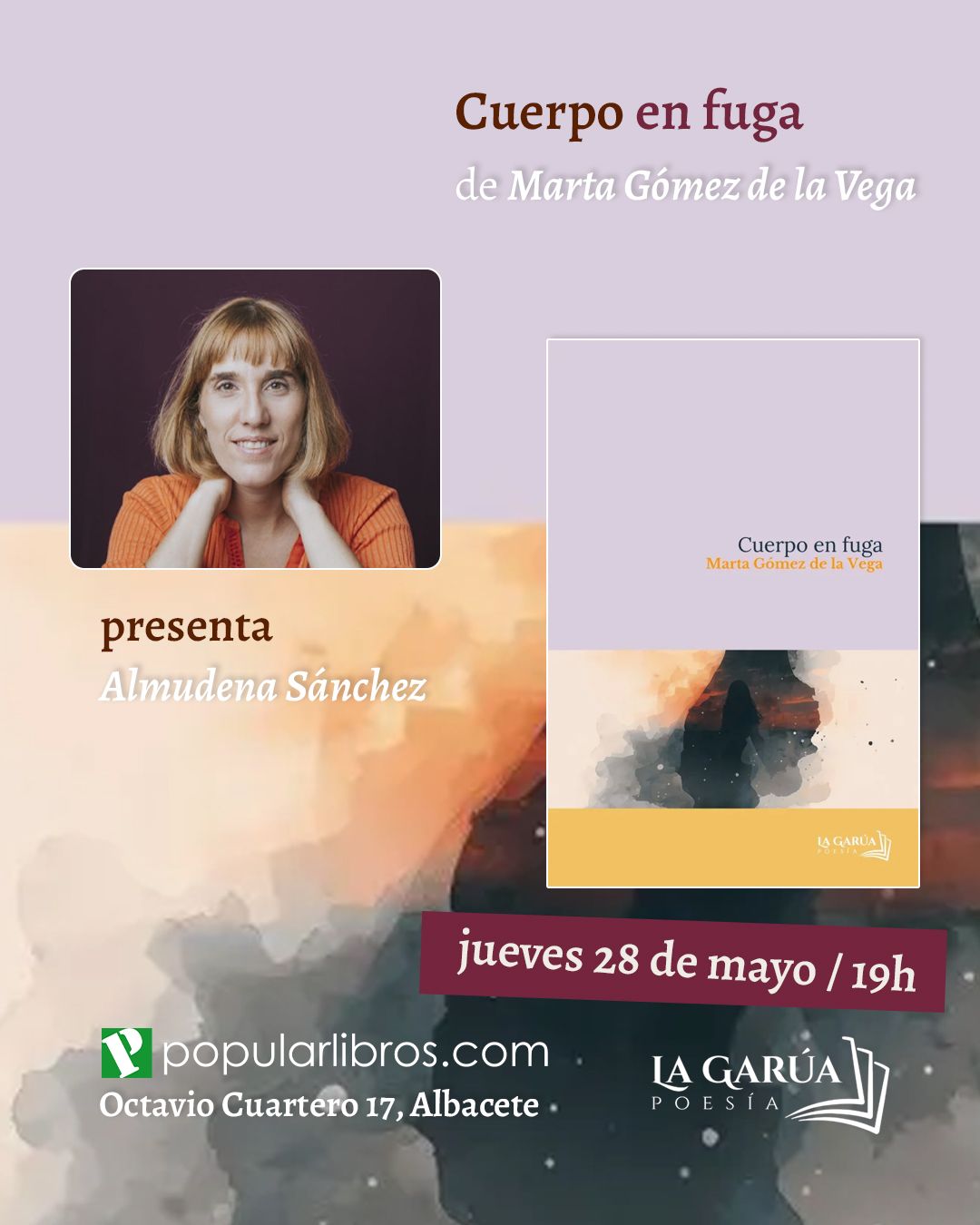 Marta Gómez de la Vega presenta Cuerpo en fuga