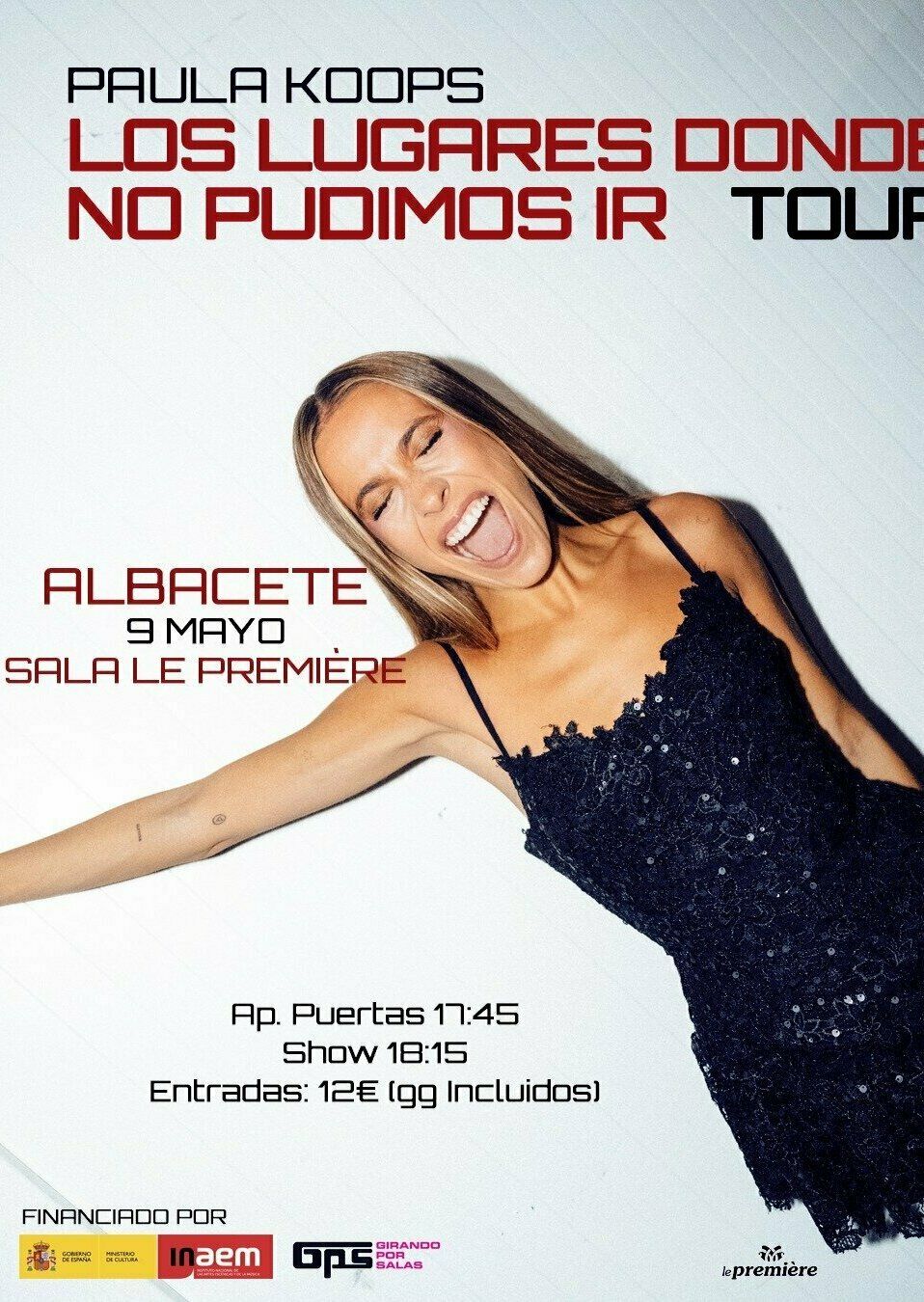 Paula Koops – “Los lugares donde no pudimos ir Tour”