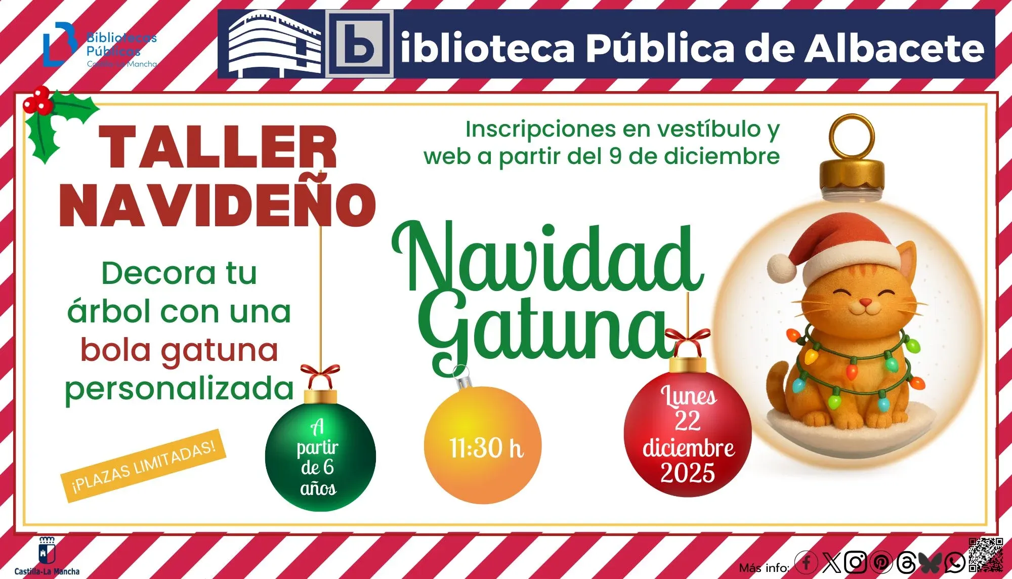 Taller navideño “Navidad gatuna”