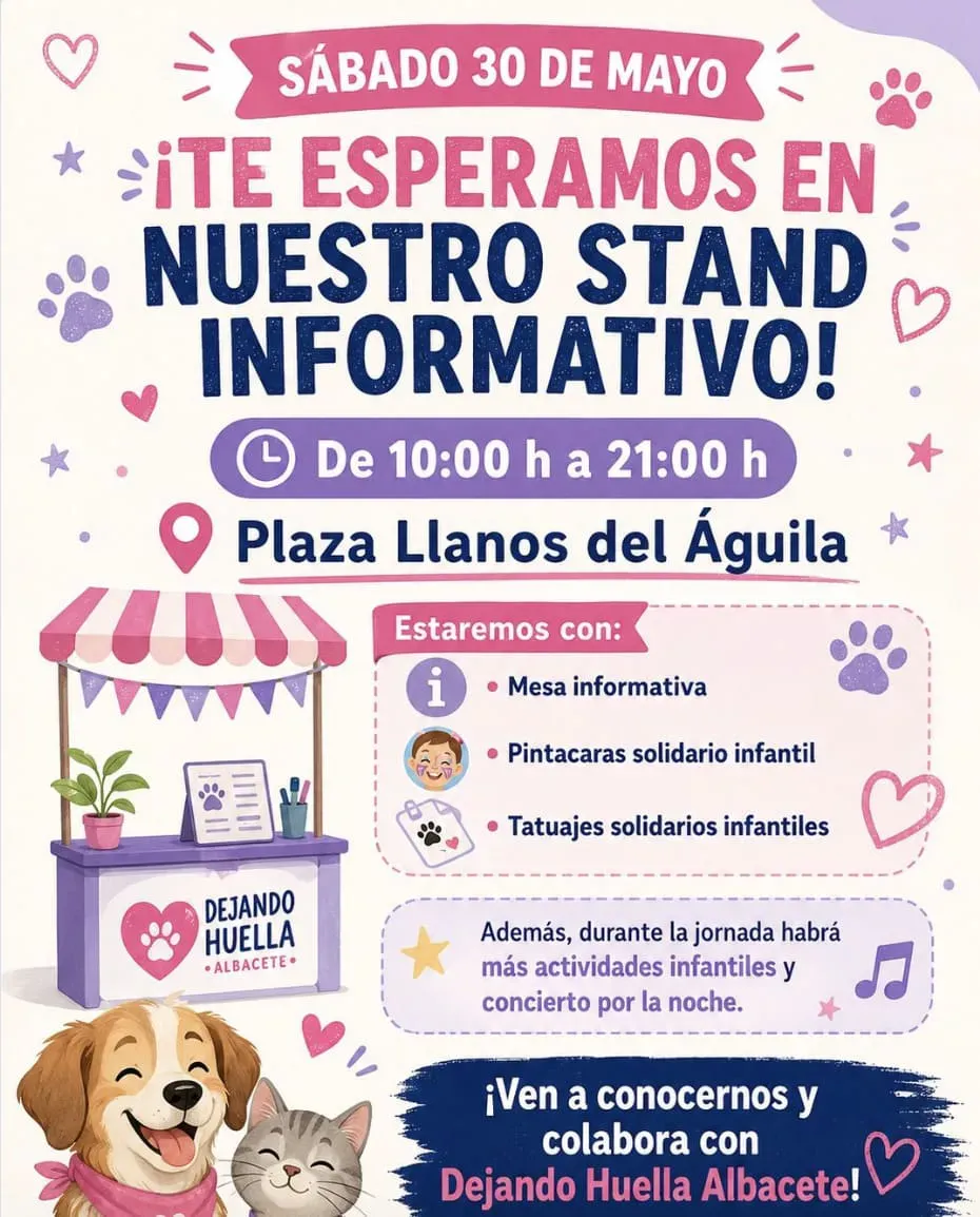 Stand Informativo – Dejando Huella Albacete