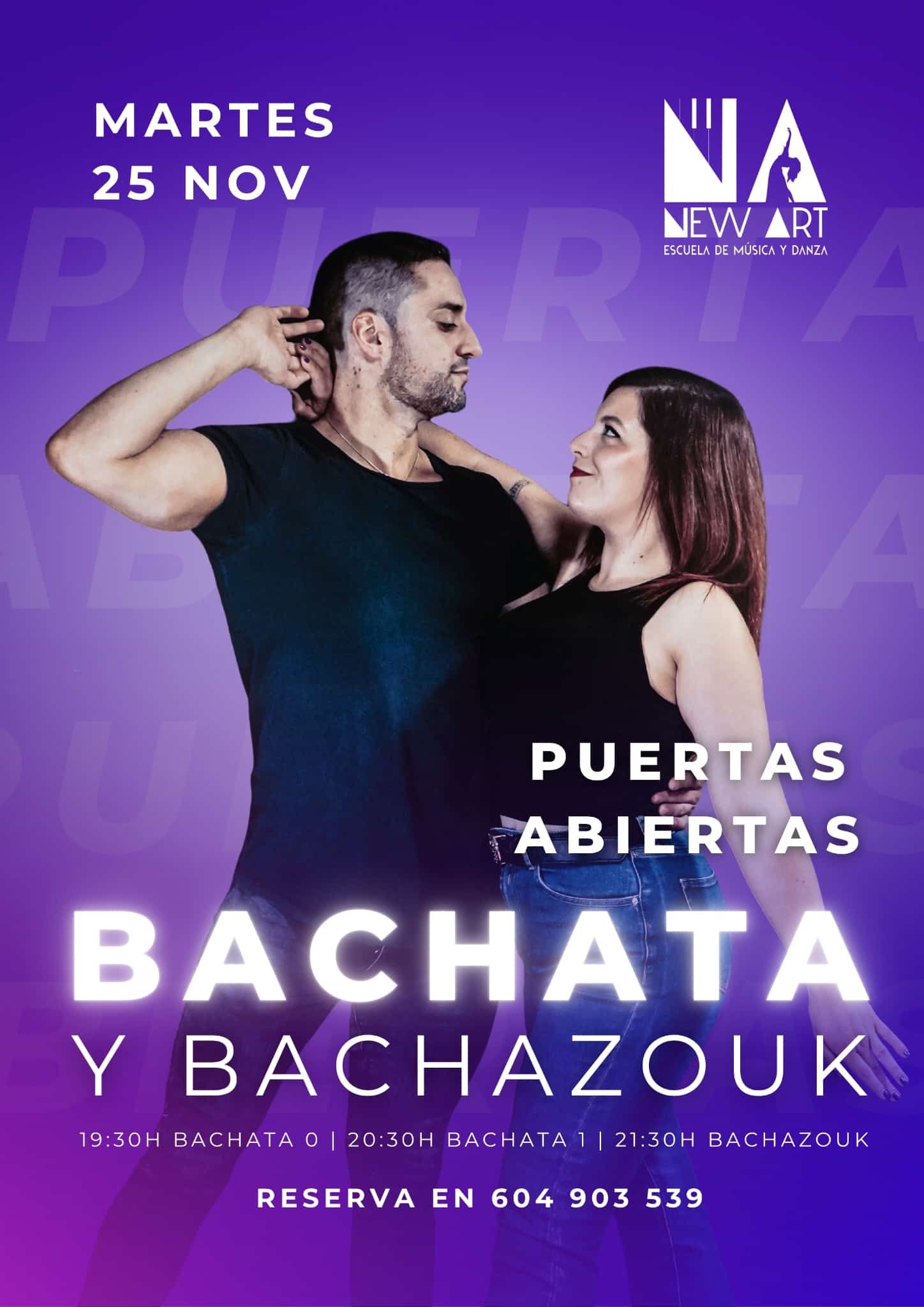 Jornada de Puertas Abiertas: Bachata y Bachazouk – Escuela New Art