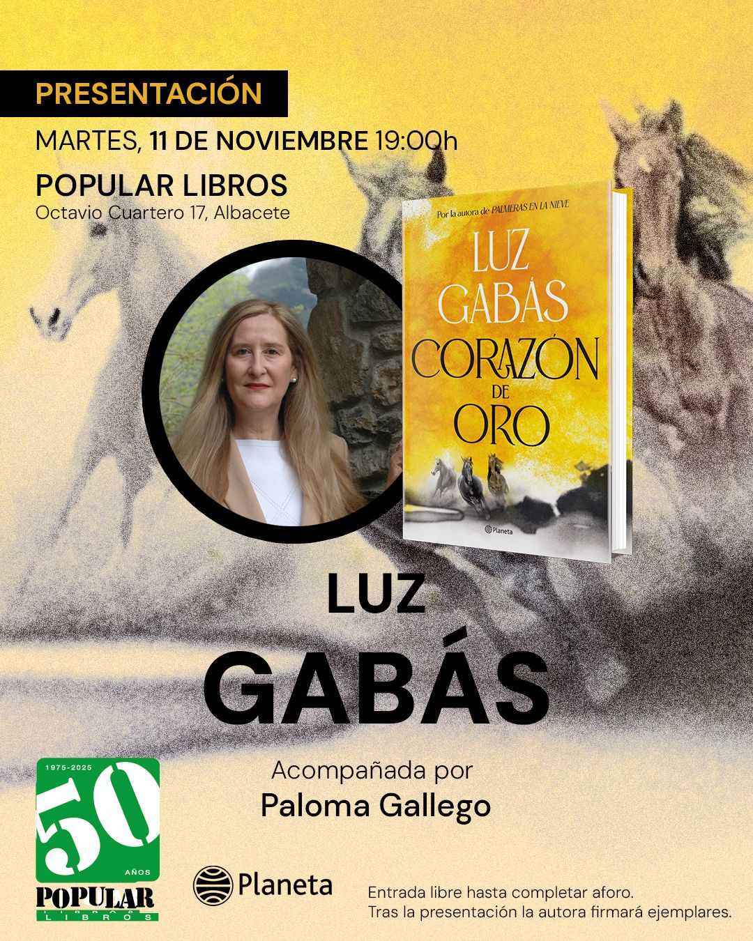 Luz Gabás presenta Corazón de oro