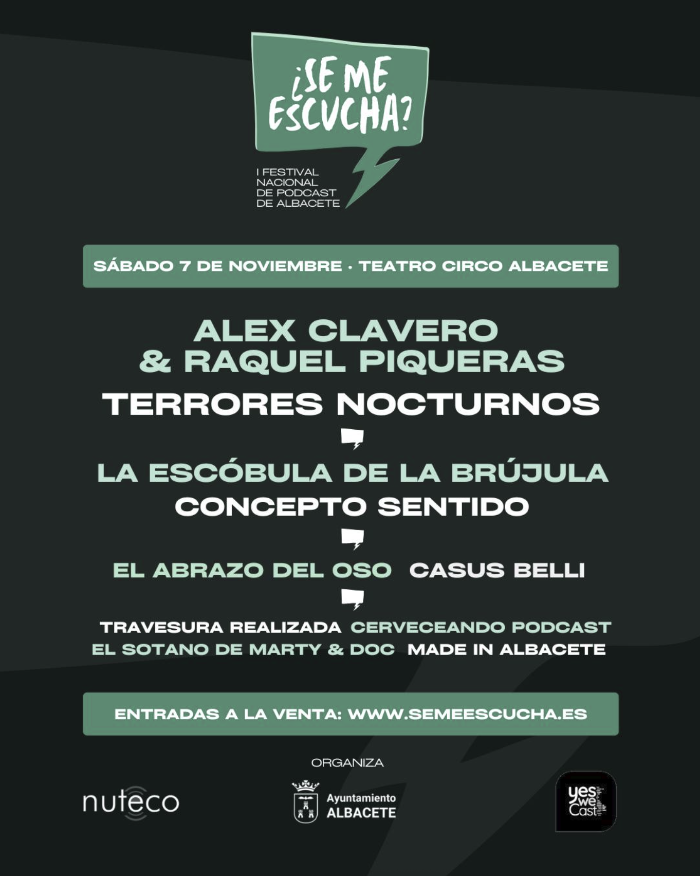 ¿Se me escucha? — I Festival Nacional de Podcast de Albacete