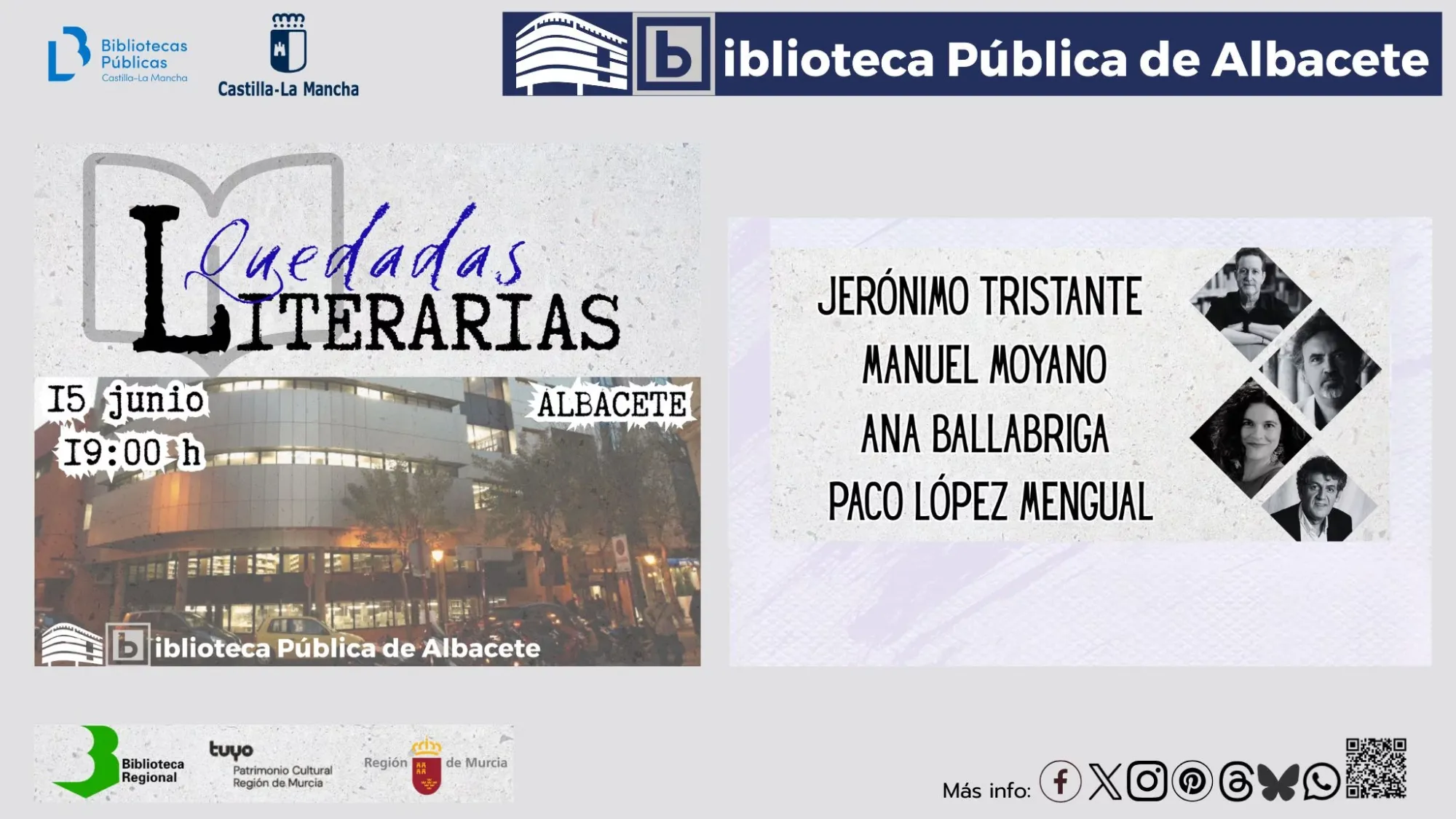 Encuentro literario con autores murcianos