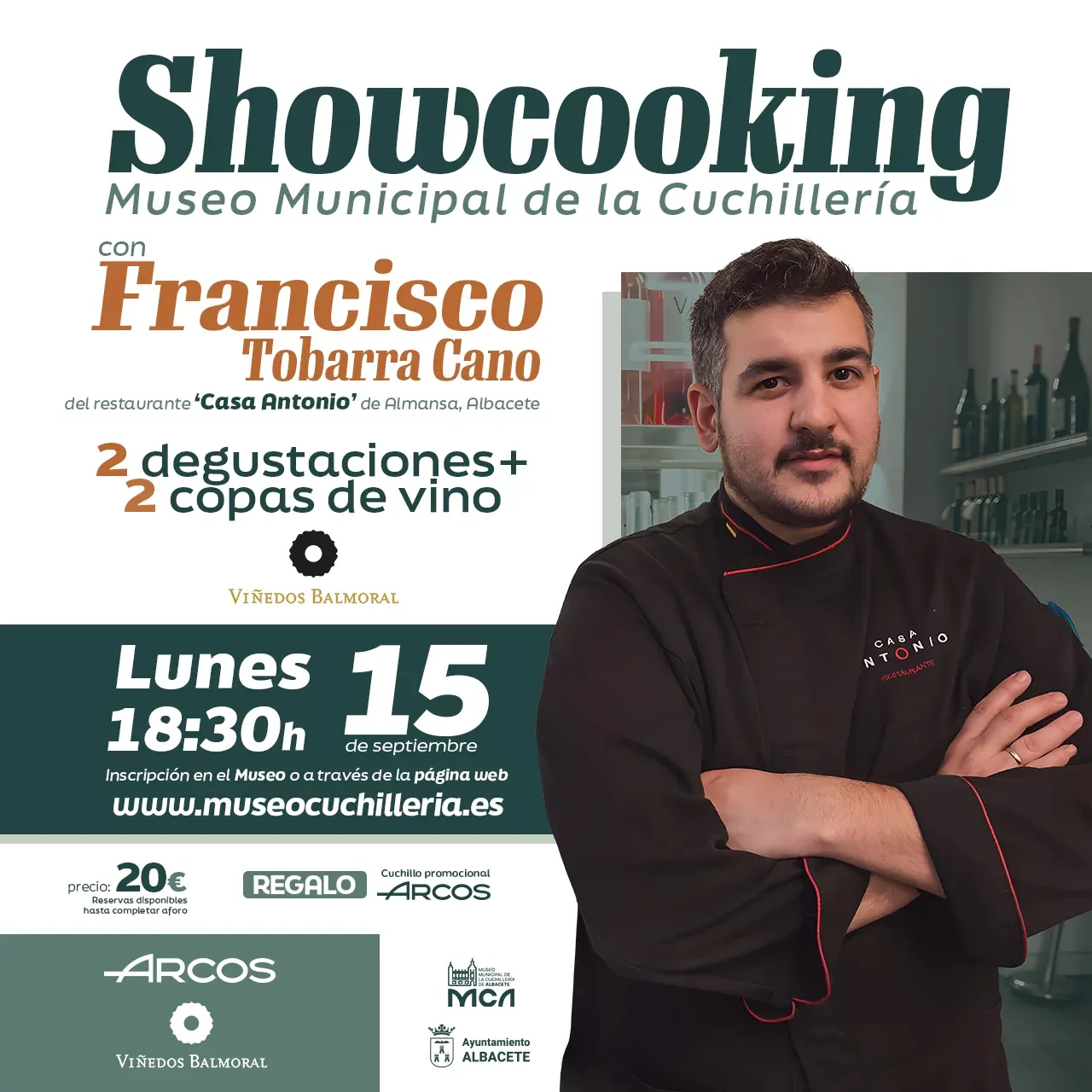 Showcooking con Francisco Tobarra Cano