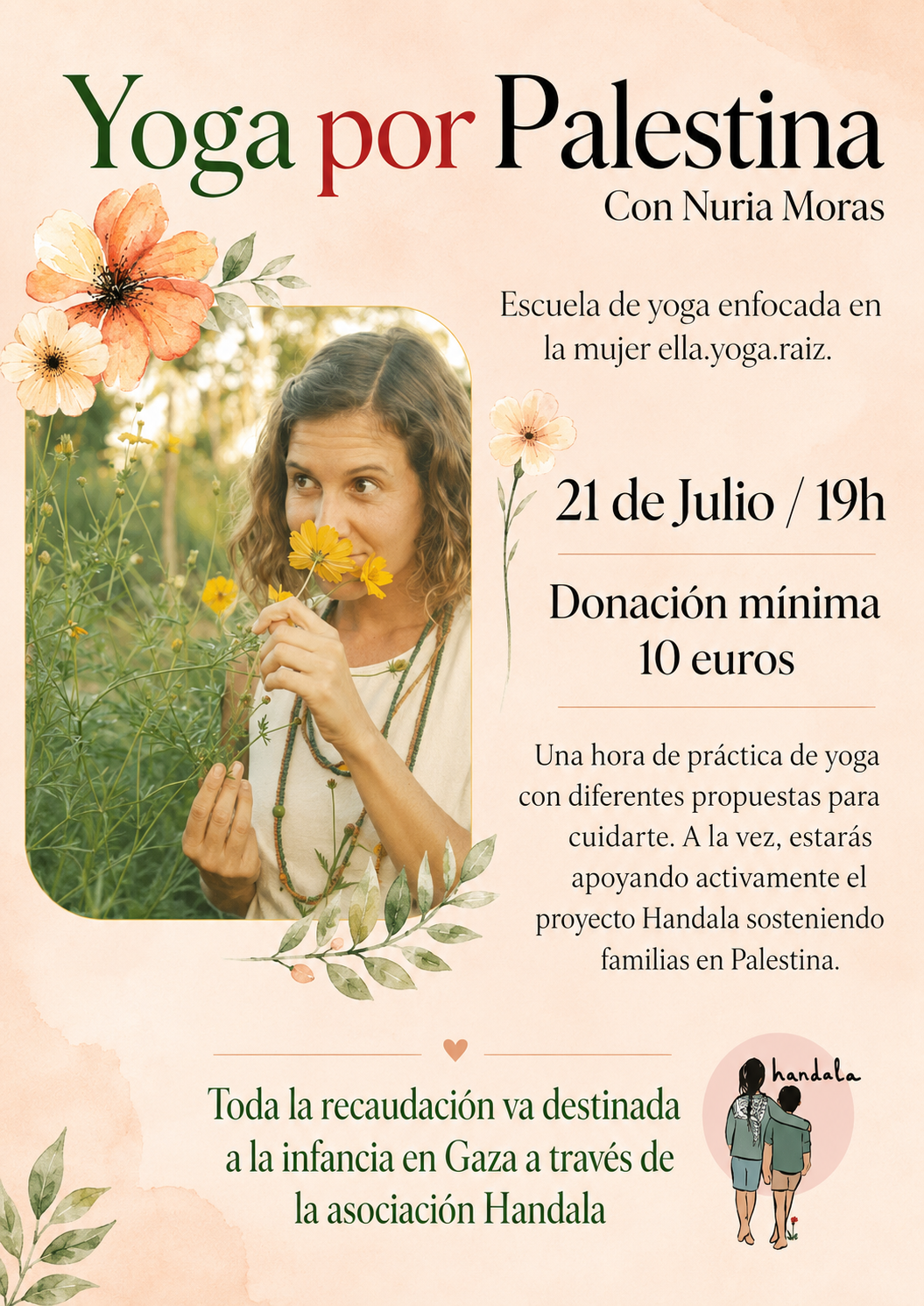 Yoga por Palestina con Nuria Moras