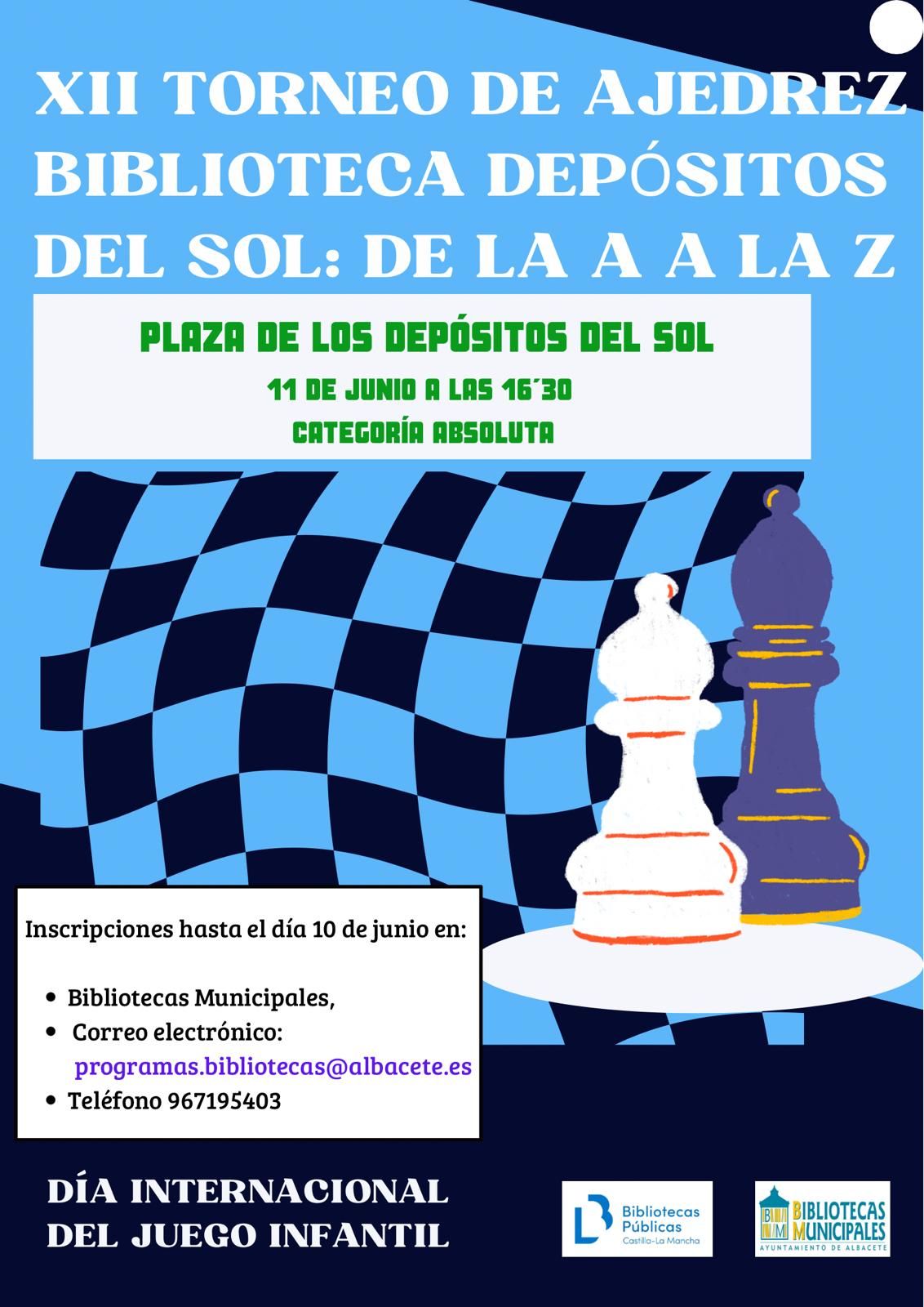 XII Torneo de Ajedrez Biblioteca Depósitos del Sol: De la A a la Z