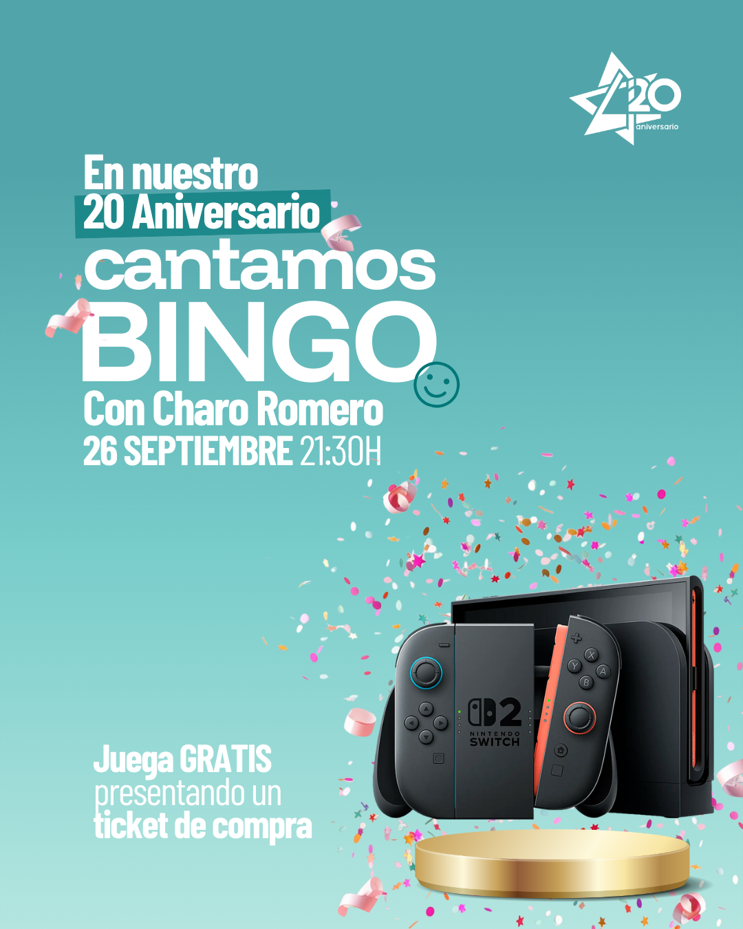 Bingo Loko 20º Aniversario Imaginalia
